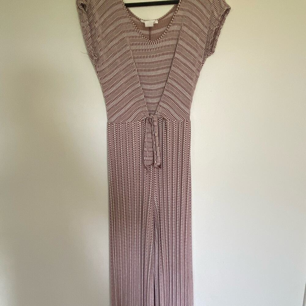 Tan Boho/Tribal Jumpsuit
